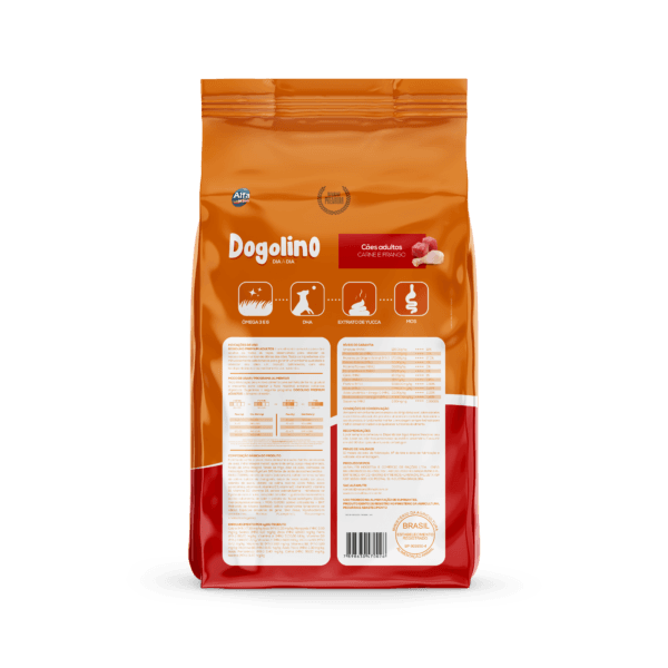 Ração Dogolino Premium Dia a Dia - Carne e Frango 15kg (21% PROT.) - Image 3