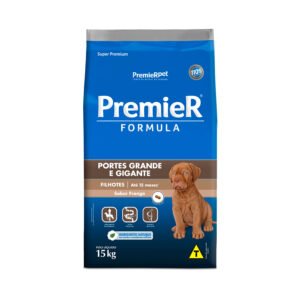Ração Premier Cães Filhotes Raças Grandes e Gigantes Frango 15kg