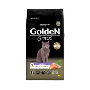 Ração Golden para Gatos Adultos Sabor Salmão 10,1 kg