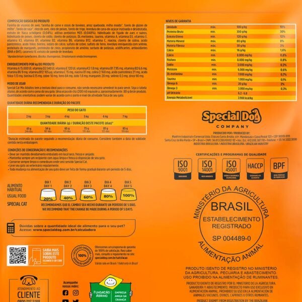 Ração Special Cat 20kg - Imagem 6