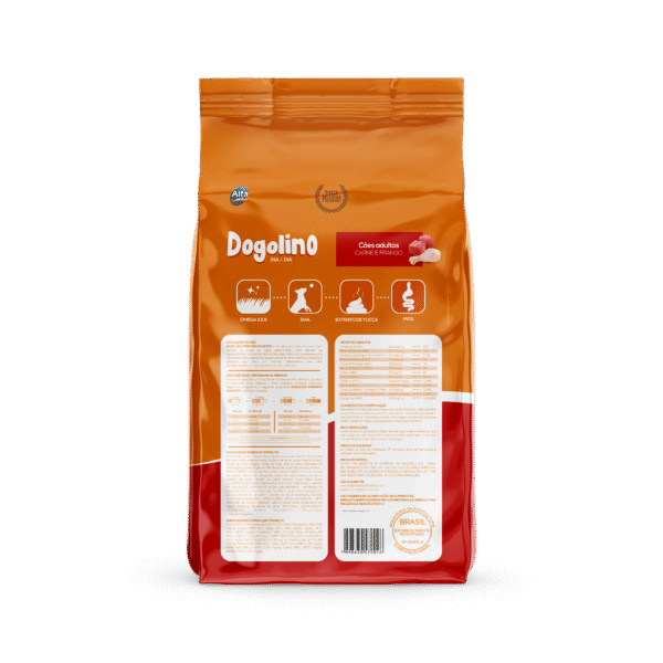Ração Dogolino Dia a Dia Carne e Frango Premium 15 kg - Imagem 3