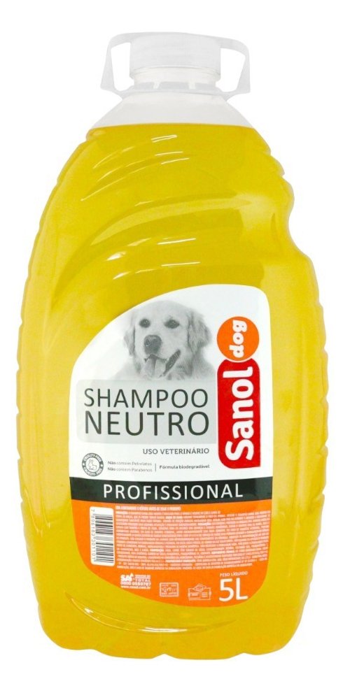 Shampoo Sanol Dog Antipulgas Para Cães 5 L