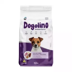 Ração Dogolino Cães Adulto Cordeiro Raças Pequenas Premium Especial 10,1 Kg-Prot 24%