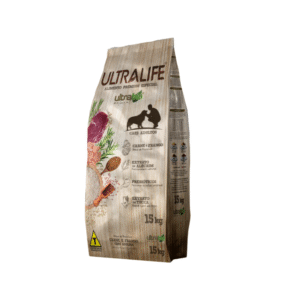 Ração Ultra Life Adulto Raça Media e Grande Carne e Frango Premium Especial 15kg