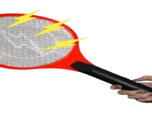 Raquete Contra Mosquito-Recarregável 127-220V