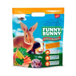 Ração Para Coelho Funny Bunny Delicias da Horta 1,8 kg Super Premium