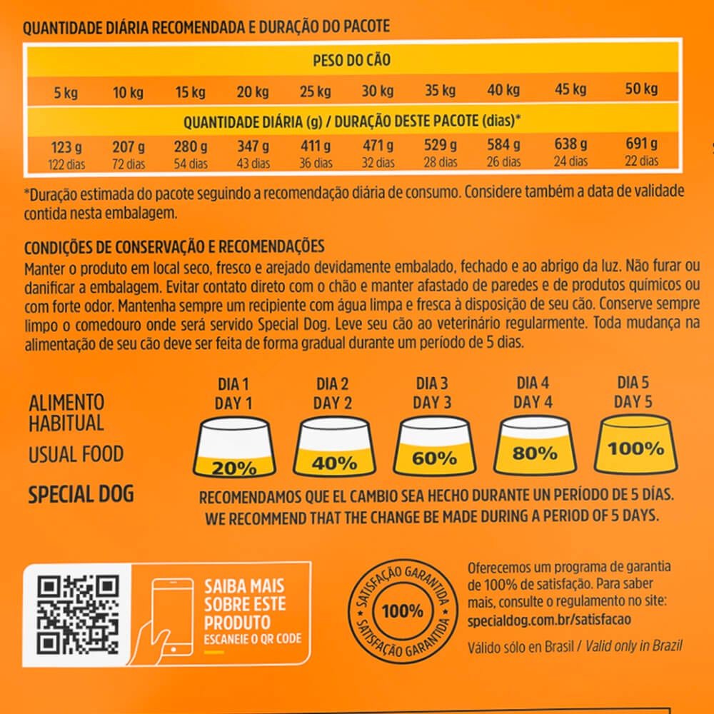 Ração Special Dog Premium Carne para Cães Adultos 20 Kg - Imagem 4